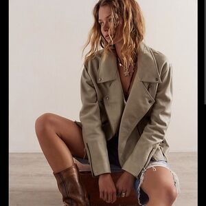 Free People Jealousy Leather Jacket